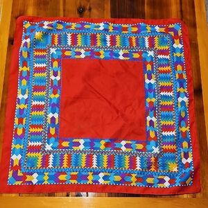 Colorful Geometric Stefano Guidi Designer Scarf